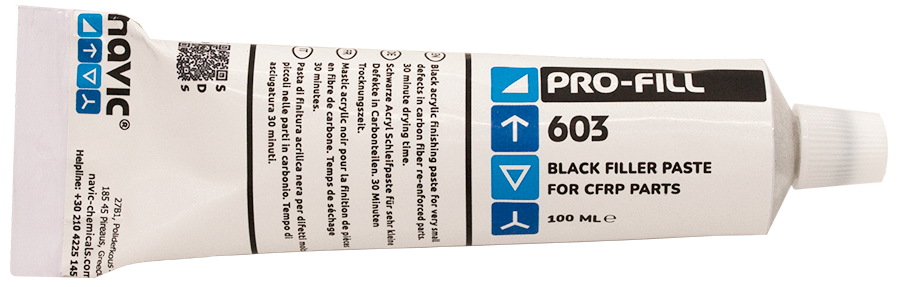 PRO-FILL 603 black filling paste for carbon fiber parts