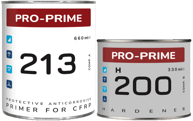 PRO-PRIME 213: Anti-corrosive epoxy primer for CFRP.